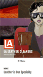 Mobile Screenshot of laleathercleaners.com